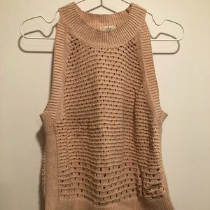 Wilfred pink halter style sweater.